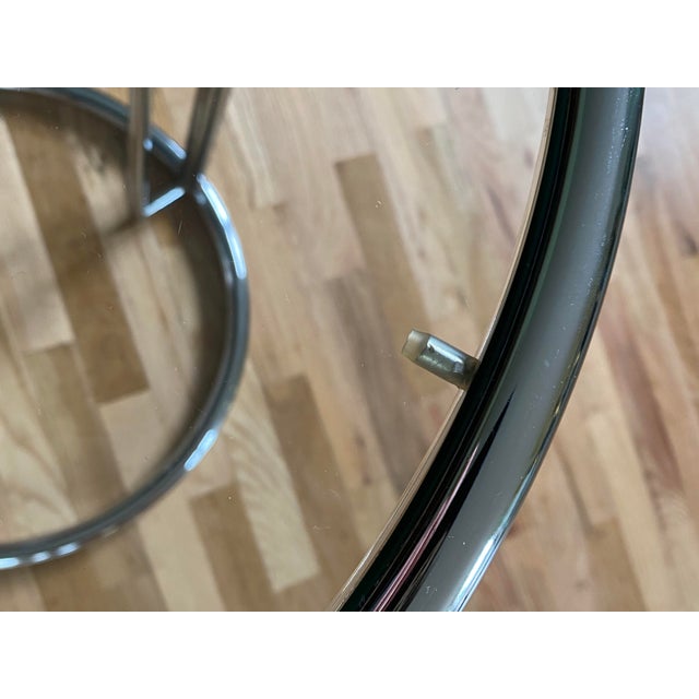 Vintage Eileen Gray E1027-Style Adjustable Chrome Side Table, Circa 1970s–1980s For Sale - Image 13 of 17