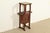 Charles Limbert Stickley Brothers Style Antique Mission Arts & Crafts Oak and Brass Smoker Stand, Circa 1910 For Sale - Image 4 of 17