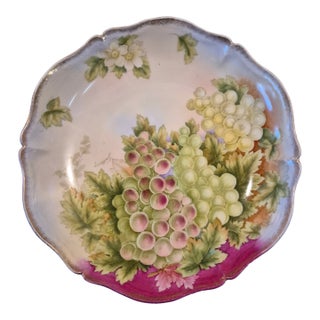 Bavarian Vintage Decorative Fruit Plate For Sale