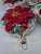 Poinsettia Christmas Ornaments, Set of 6 For Sale In San Francisco - Image 6 of 8