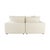 Cali Natural Performance Fabric Modular Loveseat For Sale In Los Angeles - Image 6 of 8