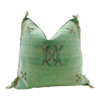 Moroccan Sabra Cactus Silk Pillow Cover For Sale