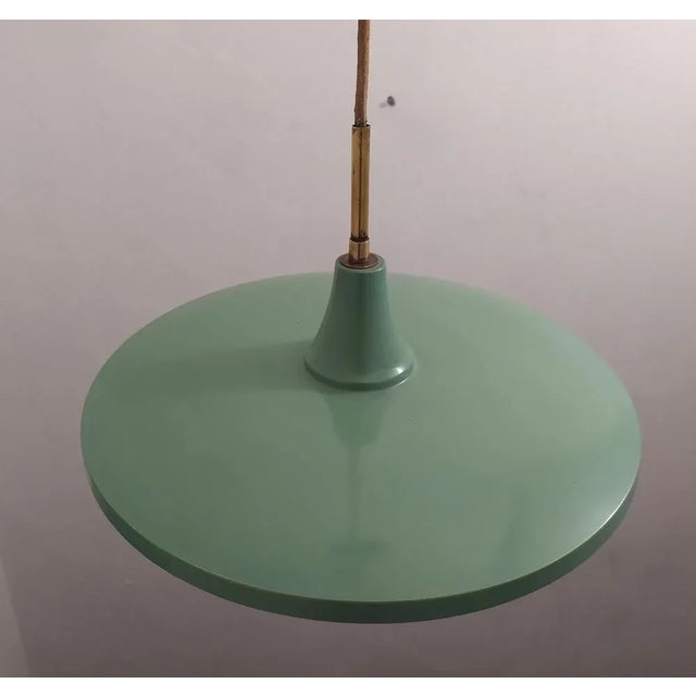 Mid-Century Modern Vintage Pendant Lamp by Angelo Lelli for Arredoluce, 1950 For Sale - Image 3 of 10