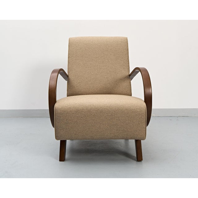 1930s Type C Armchair by Jindřich Halabala, 1930s For Sale - Image 5 of 12