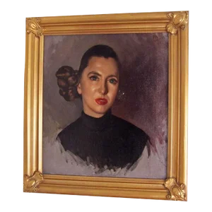 Portrait Painting of a Young Woman signed Paul Longenecker, American 1954
