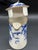 Ink Blue 1892 Cauldon England Chocolate Pot Set For Sale - Image 8 of 14