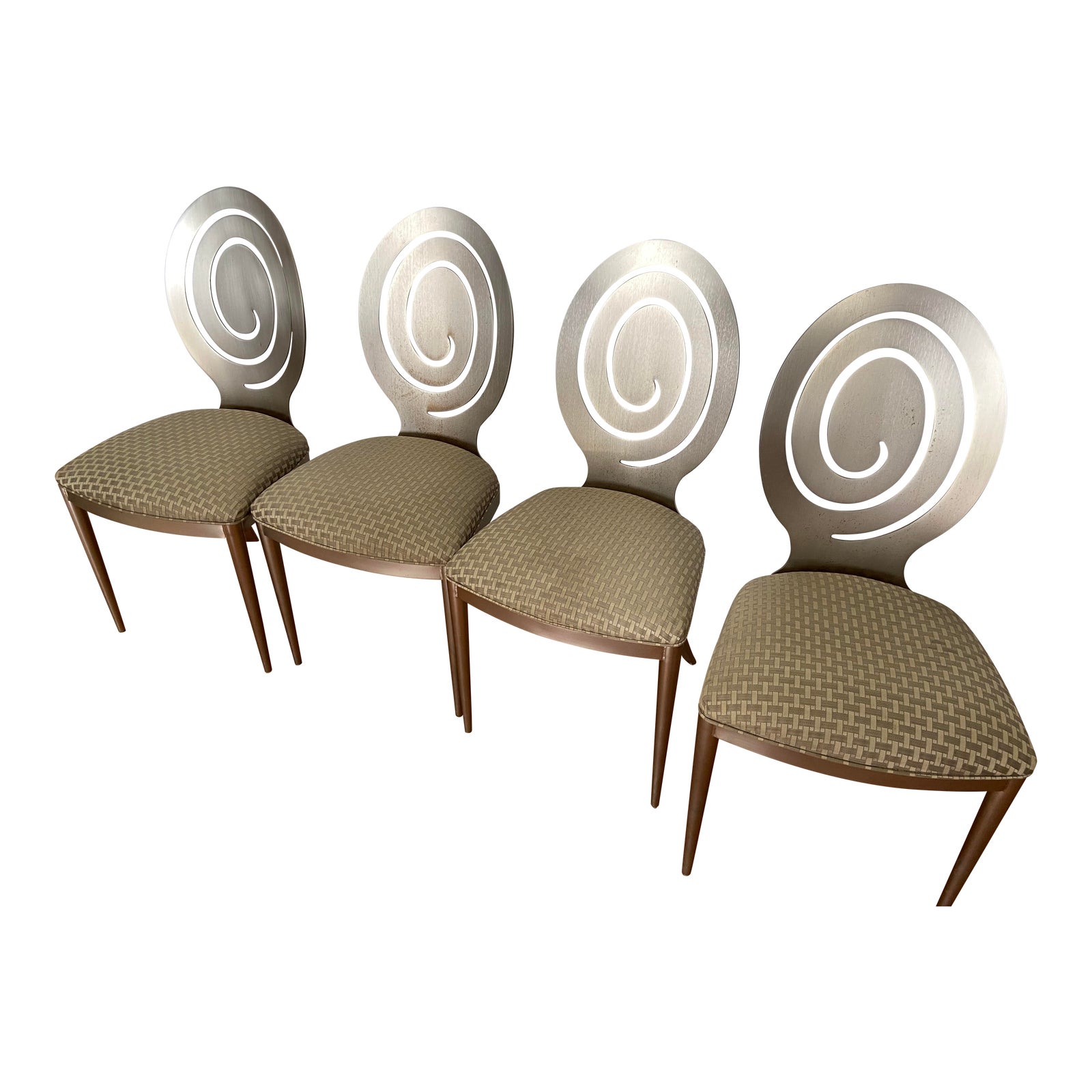 Ethan Allen Radius Collection Modern Chairs Set of 4 Chairish