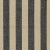 Schumacher Augustin Linen Stripe Fabric in Ebony / Linen For Sale