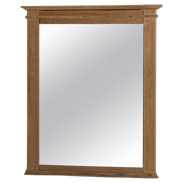1880s French Oak Neoclassical Mirror For Sale - Image 15 of 18
