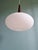 Philips Scandinavian Pendant Light in Teak and White Opaline Glass by Louis Kalff for Philips, 1960s For Sale - Image 4 of 15