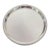 Vintage Italian Calegaro Silverplate Round Gallery Tray, 19” For Sale