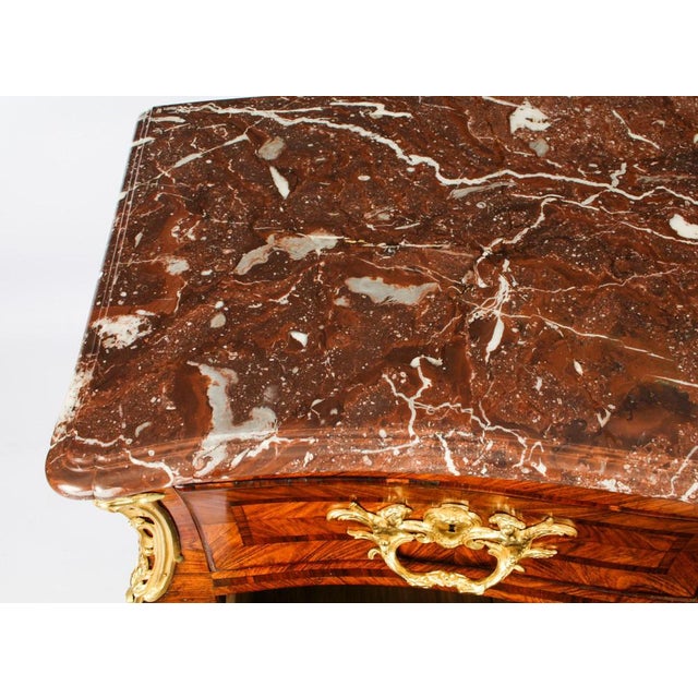 French Regency Ormolu Mounted Chest of Drawers, 18th Century For Sale - Image 4 of 18