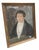 Antique Biedermeier Portrait Painting of a Biedermeier.