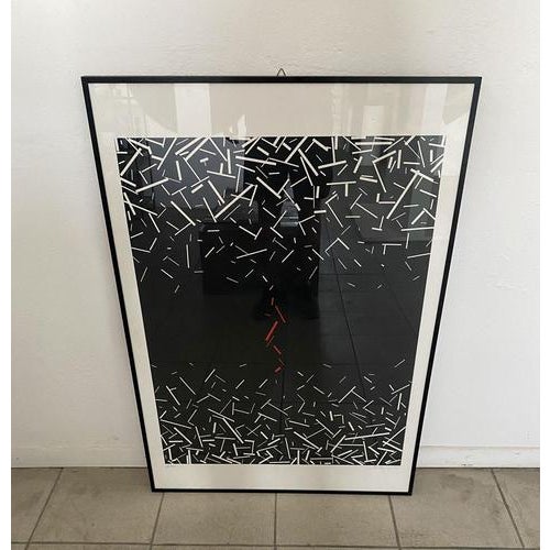 Paper Bonetti, Postmodern Abstract Composition, 1980, Multiple Print on Paper For Sale - Image 7 of 10