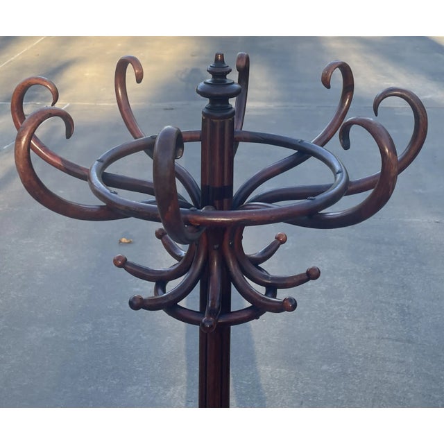 Wood Vintage Thonet Bent Wood Coat Racks For Sale - Image 7 of 12
