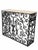 Classical Roman Decorative Unique Iron Console With Travertine Top For Sale - Image 3 of 4