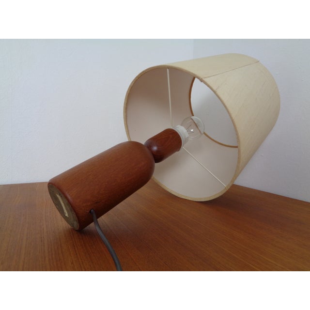 Teak Table Lamp from Domus, 1960s For Sale - Image 13 of 18