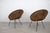 Wicker Armchairs, Italy, 1960s, Set of 2, in Very Good conditions. Designed 1960 to 1969