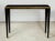French Bespoke Ebonized Brass-Banded Consoles on Tapered Legs For Sale - Image 3 of 9