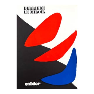 Calder Original Lithograph Dm04190c Derriere Le Miroir 1971 For Sale
