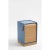 Tapparelle wheels cabinet, azure by colé italia with emmanuel gallina dimensions: h.55 d.40 w.40 cm materials: container...