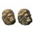 Mid-20th Century Brass Lion Bookends For Sale