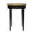 Louis XVI Style Ebonized Bouillotte Table With Carrara Marble Top For Sale - Image 4 of 9