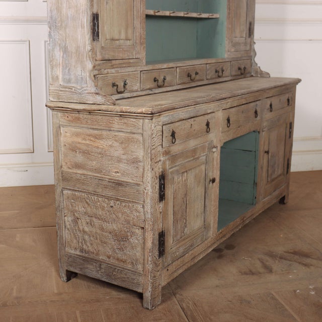 English Bleached Oak Dresser For Sale - Image 13 of 14