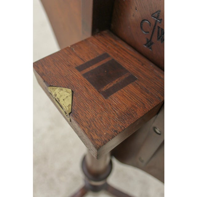 Kittinger Cw-20 Colonial Williamsburg Mahogany Tilt Top Table For Sale - Image 9 of 13