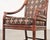 Set of Four McGuire Rattan Target Upholstered Dining Armchairs For Sale - Image 13 of 18