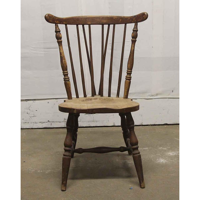 Wood Spindle Back Kitchen Dining Chairs a Pair Chairish