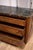 Neoclassical Italian Piemontese 1890s Three-Drawer Walnut Commode with Dark Green Marble Top For Sale - Image 3 of 18