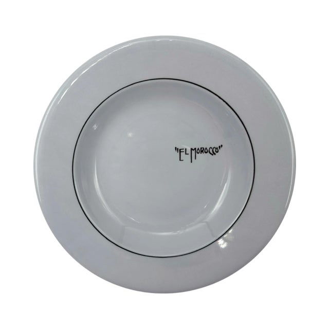 Vintage El Morocco Nyc Nightclub Soup Bowl 9"d For Sale - Image 4 of 9