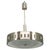 Space Age UFO Pendant Light in Metal and Glass, Czechoslovakia, 1970s For Sale - Image 14 of 14