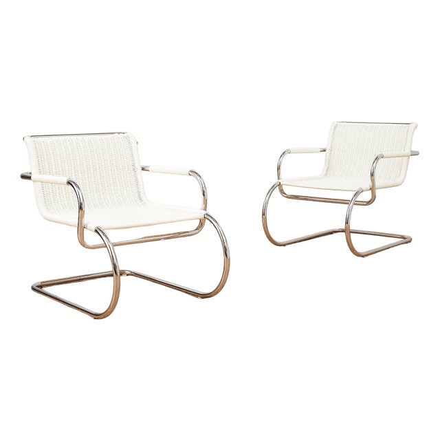 Triennale Armchairs by Franco Albini, 1933, Set of 2 For Sale
