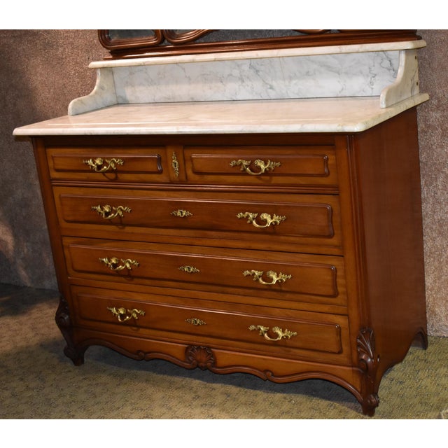 1920’s Antique French Carved Walnut Dresser Chairish