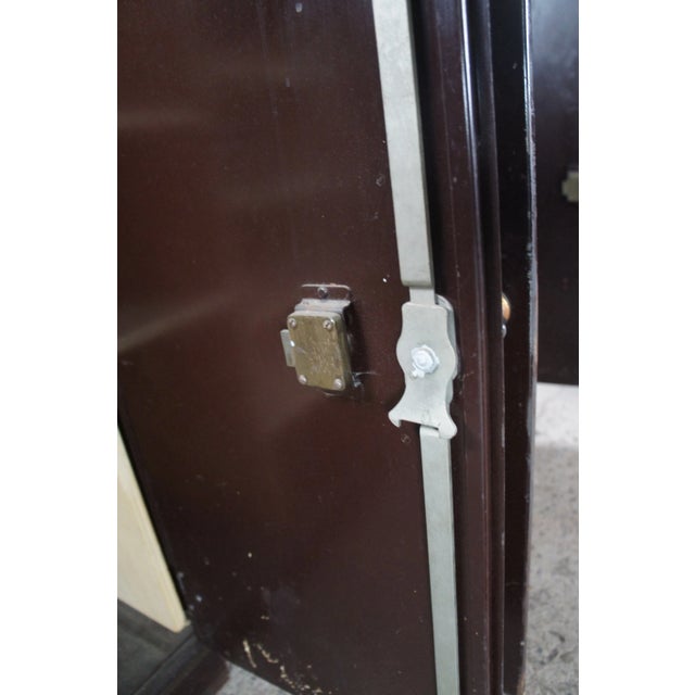 Metal Antique NCR National Cash Register Industrial Iron Steel Safe Cabinets For Sale - Image 7 of 18