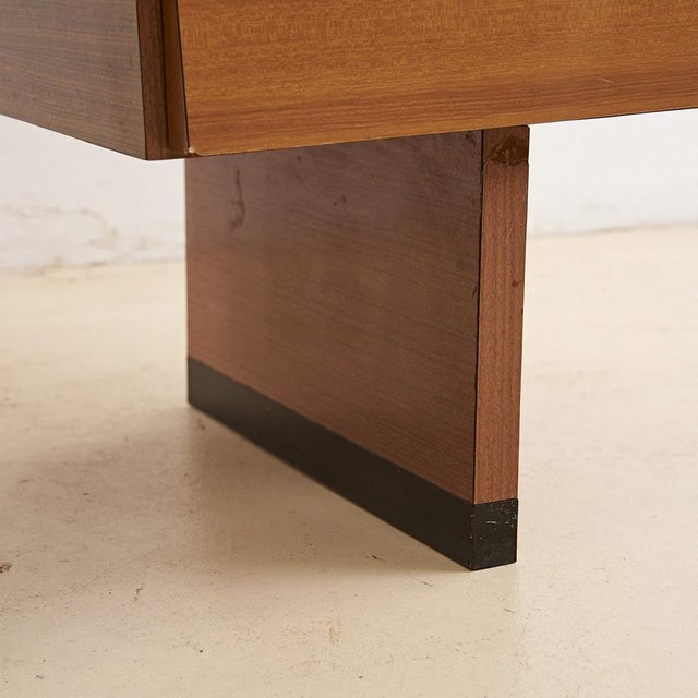 Brown Vintage Formica Top Desk For Sale - Image 8 of 12