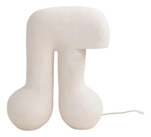 Baume #3 White Stoneware Lamp by Elisa Uberti