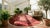 Fabuluos Red Background Color With Delicate Floral Design Antique Chinese Art Deco Rug For Sale - Image 12 of 12