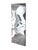 Distorting 250 cm vertical mirror in polished stainless steel by julien vidame. Dimensions: w 120 x d 3 x h 250 cm....