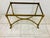 1980s Italian Brass Bench With Hoof Feet For Sale - Image 4 of 8