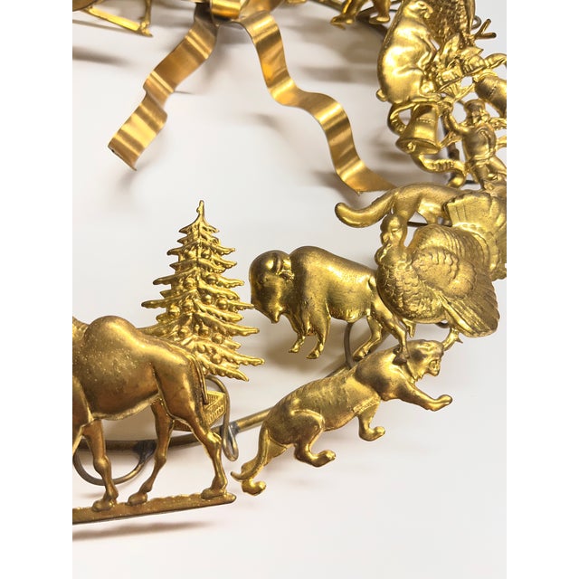 Vintage Petit Choses Dresden Wreath For Sale In New York - Image 6 of 7