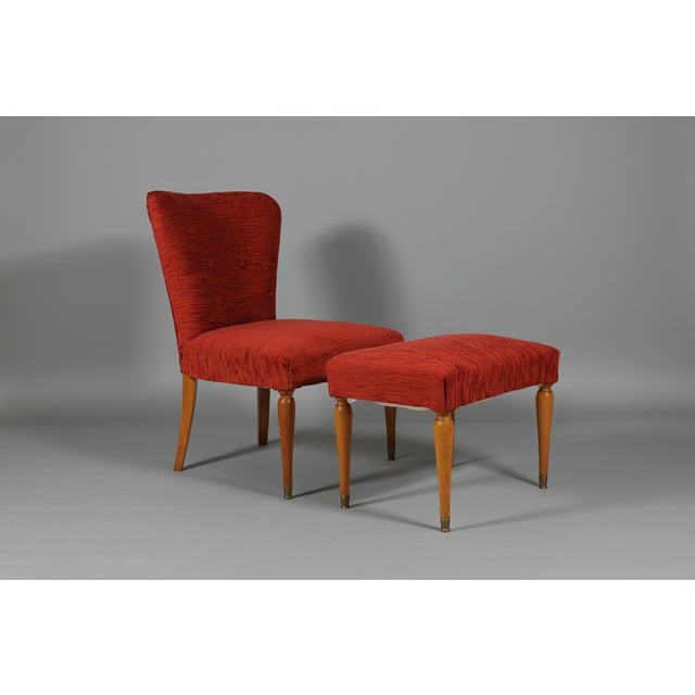 Set of Small Armchair with Footrest, 1960s For Sale - Image 5 of 13