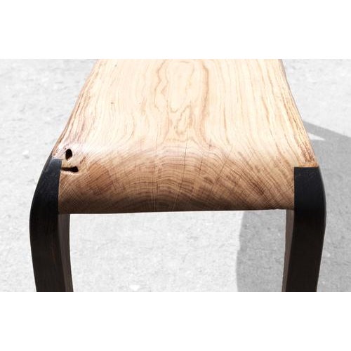 Gold C2332 Console Table in Oak and Bog Oak Wood by Jörg Pietschmann For Sale - Image 8 of 18