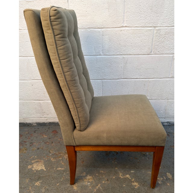 Mid-Century Modern Set of Six Mid-Century Modern Upholstered Dining Chairs For Sale - Image 3 of 6