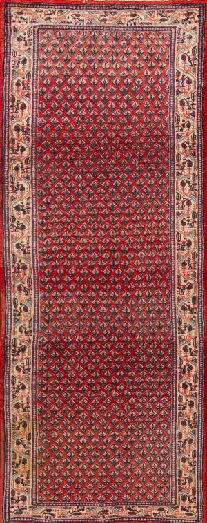 Vintage Vintage Hamadan Handmade Wool Rug