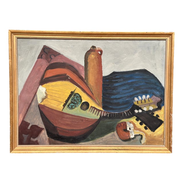 European Artist, Still Life, Oil on Canvas, 20th Century, Framed For Sale