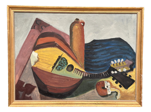 European Artist, Still Life, Oil on Canvas, 20th Century, Framed
