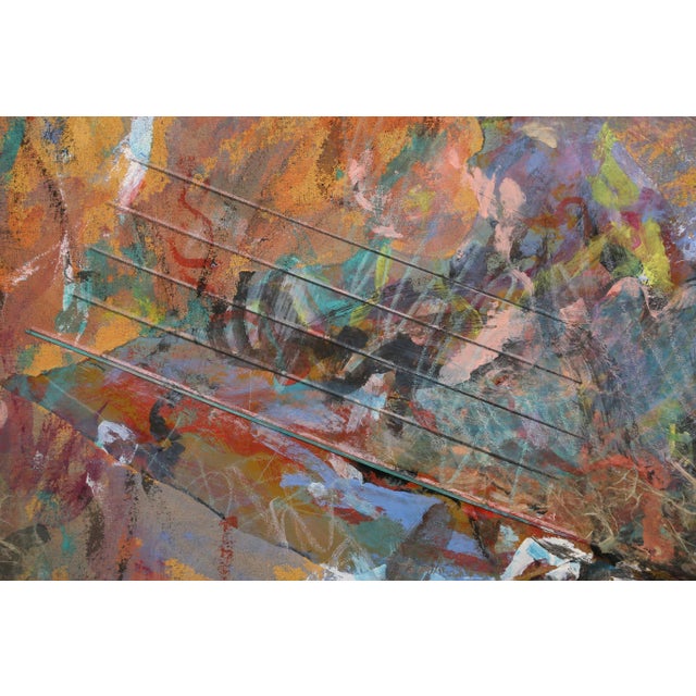 Abstract 1980s Kim Hardiman, Rhythm & Form Painting For Sale - Image 3 of 5